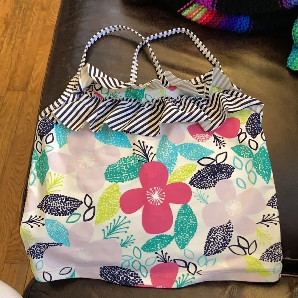 Gymboree Girls Swim Top Size M (7-8)